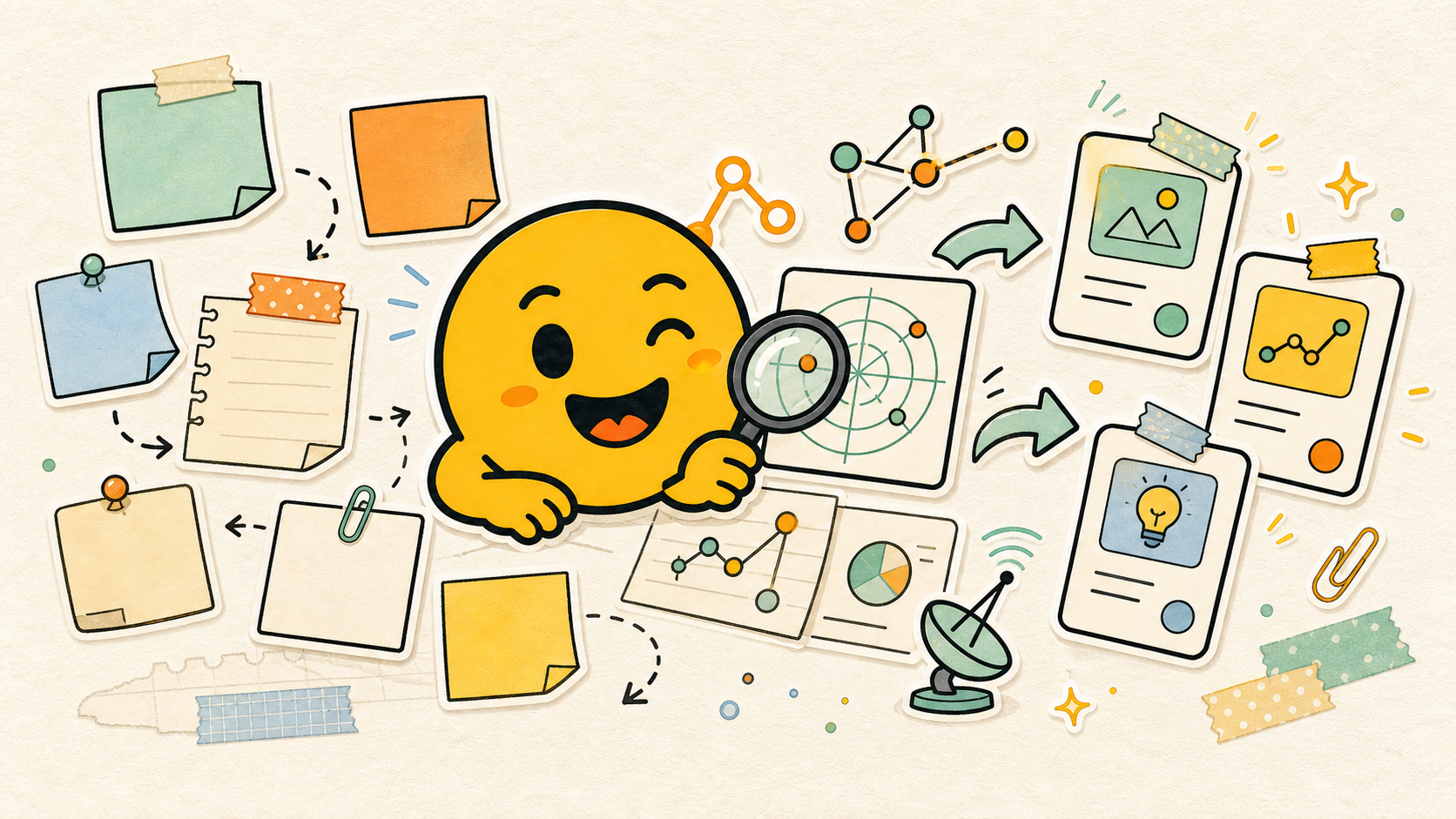Mascot turning intelligence briefs into project opportunity cards